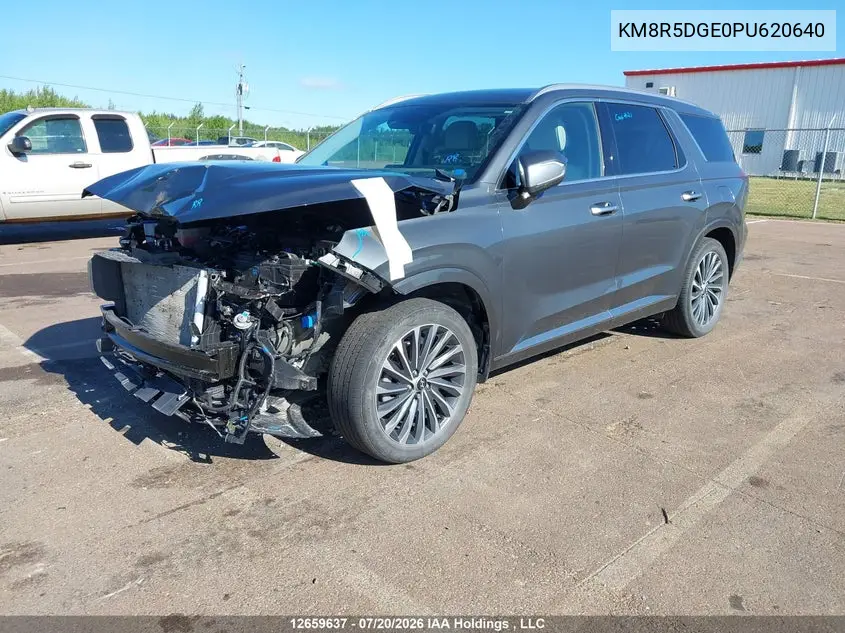 2023 Hyundai Palisade Limited VIN: KM8R5DGE0PU620640 Lot: 12659637