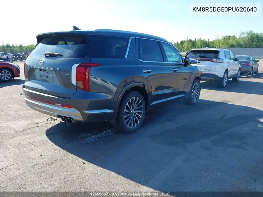 2023 Hyundai Palisade Limited VIN: KM8R5DGE0PU620640 Lot: 12659637