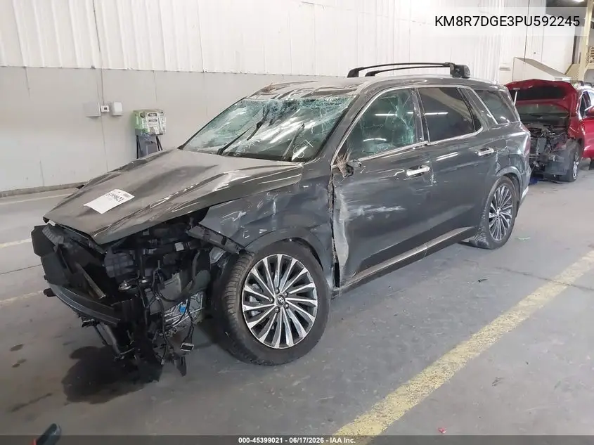 2023 Hyundai Palisade Calligraphy VIN: KM8R7DGE3PU592245 Lot: 45399021