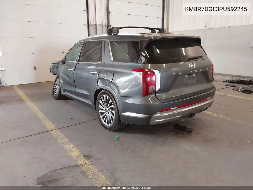 2023 Hyundai Palisade Calligraphy VIN: KM8R7DGE3PU592245 Lot: 45399021