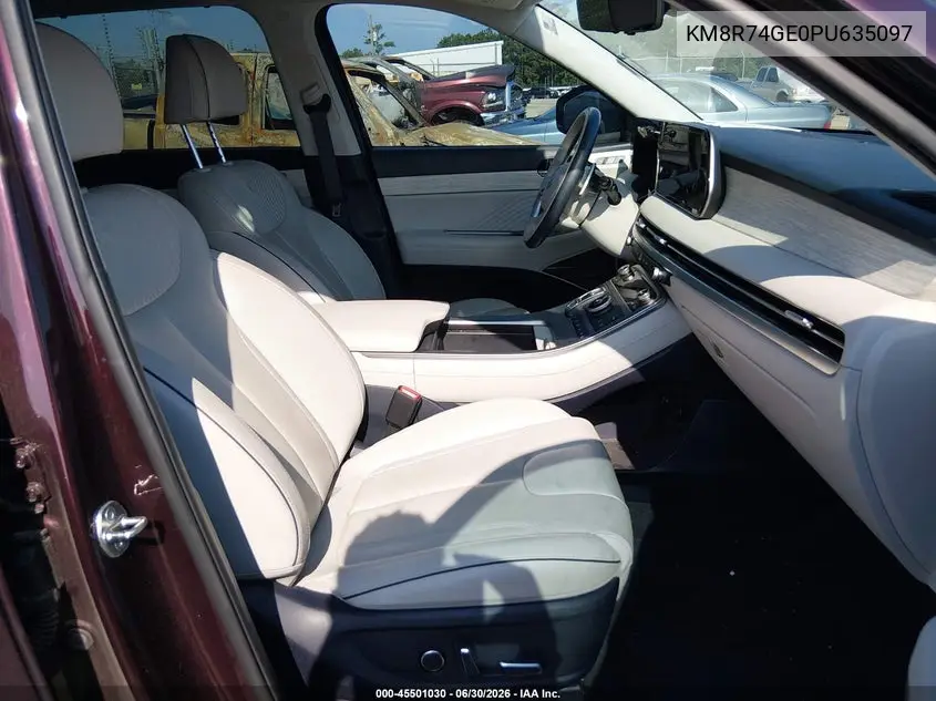 2023 Hyundai Palisade Calligraphy VIN: KM8R74GE0PU635097 Lot: 45501030