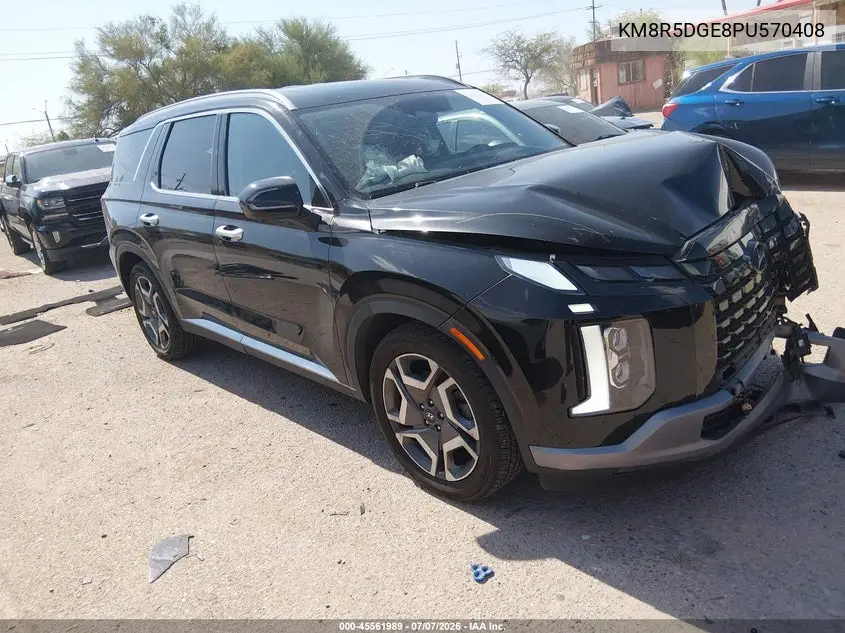 2023 Hyundai Palisade Limited VIN: KM8R5DGE8PU570408 Lot: 45561989
