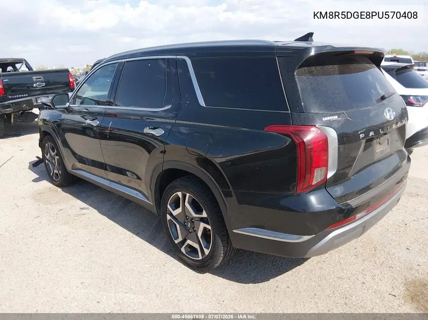 2023 Hyundai Palisade Limited VIN: KM8R5DGE8PU570408 Lot: 45561989