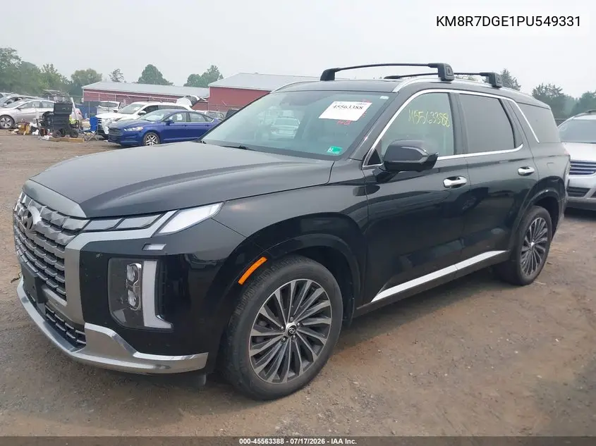 2023 Hyundai Palisade Calligraphy VIN: KM8R7DGE1PU549331 Lot: 45563388