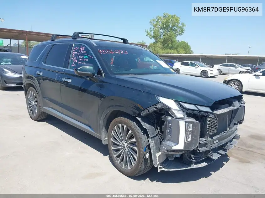 2023 Hyundai Palisade Calligraphy VIN: KM8R7DGE9PU596364 Lot: 45566583