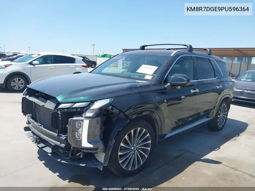 2023 Hyundai Palisade Calligraphy VIN: KM8R7DGE9PU596364 Lot: 45566583