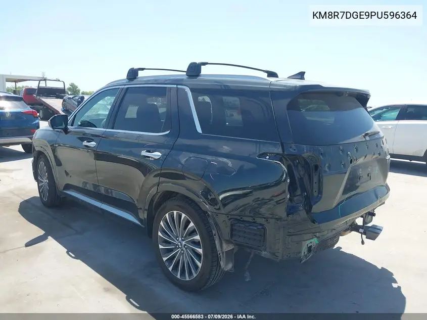 2023 Hyundai Palisade Calligraphy VIN: KM8R7DGE9PU596364 Lot: 45566583