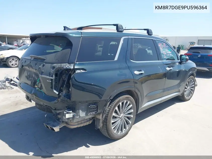 2023 Hyundai Palisade Calligraphy VIN: KM8R7DGE9PU596364 Lot: 45566583