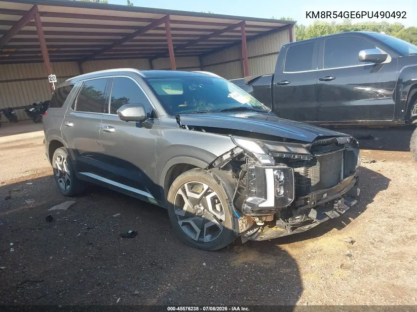 2023 Hyundai Palisade Limited VIN: KM8R54GE6PU490492 Lot: 45576238