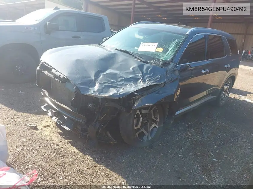 2023 Hyundai Palisade Limited VIN: KM8R54GE6PU490492 Lot: 45576238