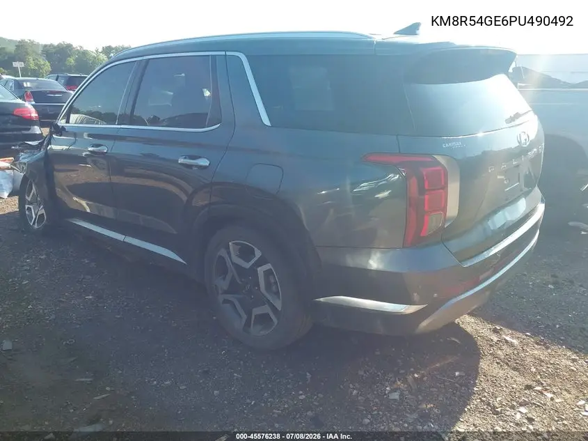 2023 Hyundai Palisade Limited VIN: KM8R54GE6PU490492 Lot: 45576238