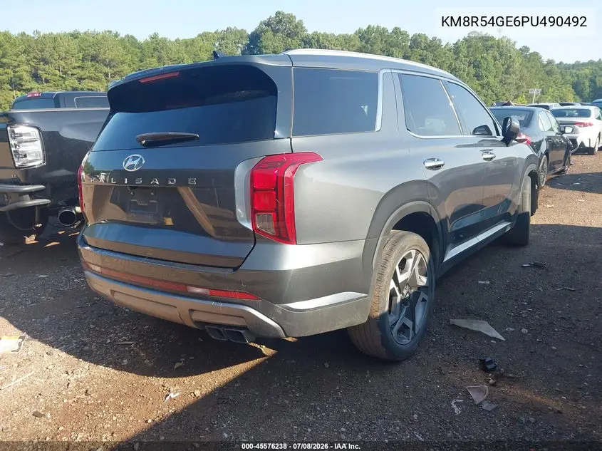 2023 Hyundai Palisade Limited VIN: KM8R54GE6PU490492 Lot: 45576238