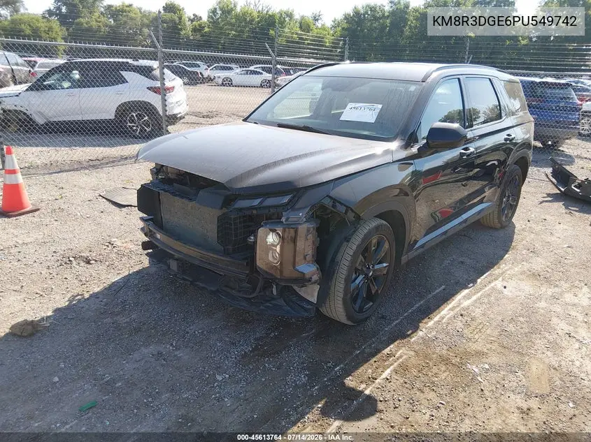 2023 Hyundai Palisade Xrt VIN: KM8R3DGE6PU549742 Lot: 45613764