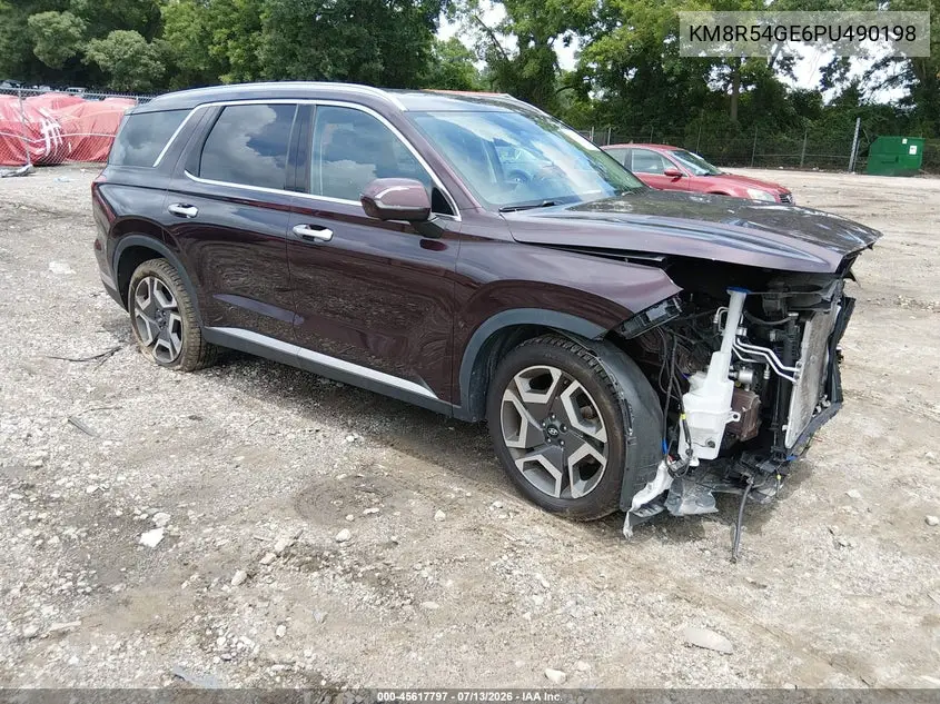 2023 Hyundai Palisade Limited VIN: KM8R54GE6PU490198 Lot: 45617797