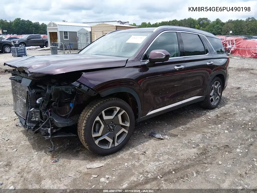 2023 Hyundai Palisade Limited VIN: KM8R54GE6PU490198 Lot: 45617797
