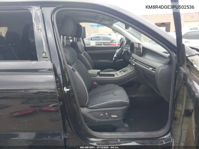 2023 Hyundai Palisade Sel VIN: KM8R4DGE3PU502536 Lot: 45618551
