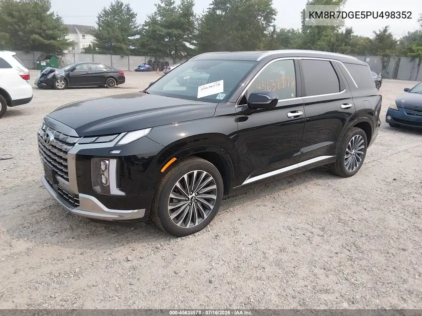2023 Hyundai Palisade Calligraphy VIN: KM8R7DGE5PU498352 Lot: 45638578