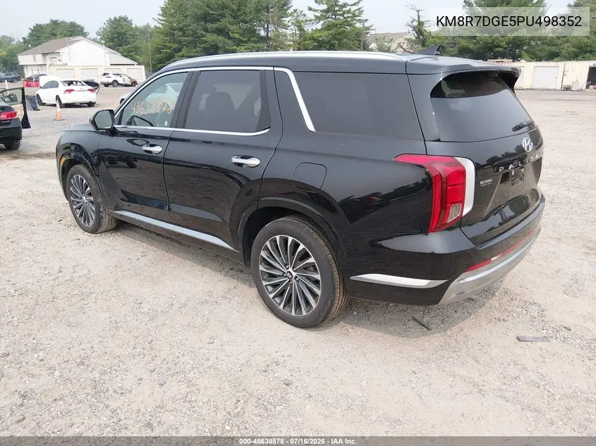 2023 Hyundai Palisade Calligraphy VIN: KM8R7DGE5PU498352 Lot: 45638578