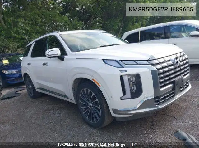 2024 Hyundai Palisade Ultimate Calligraphy VIN: KM8R5DGE2RU689655 Lot: 12629440