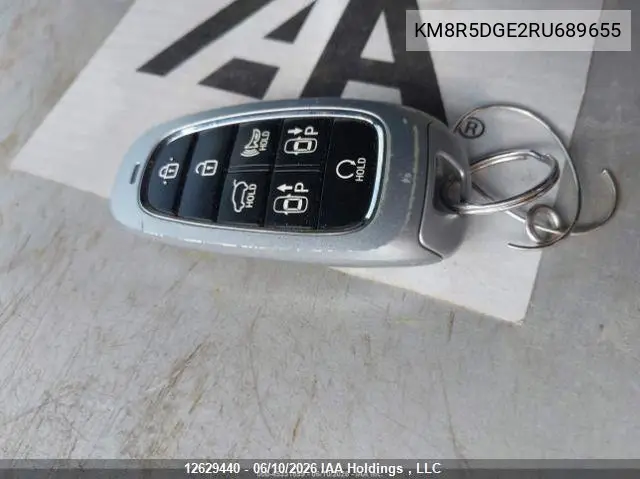 2024 Hyundai Palisade Ultimate Calligraphy VIN: KM8R5DGE2RU689655 Lot: 12629440