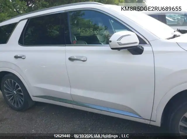2024 Hyundai Palisade Ultimate Calligraphy VIN: KM8R5DGE2RU689655 Lot: 12629440