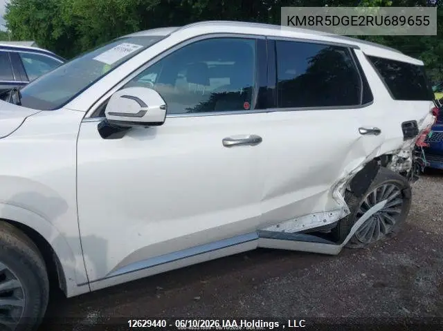 2024 Hyundai Palisade Ultimate Calligraphy VIN: KM8R5DGE2RU689655 Lot: 12629440
