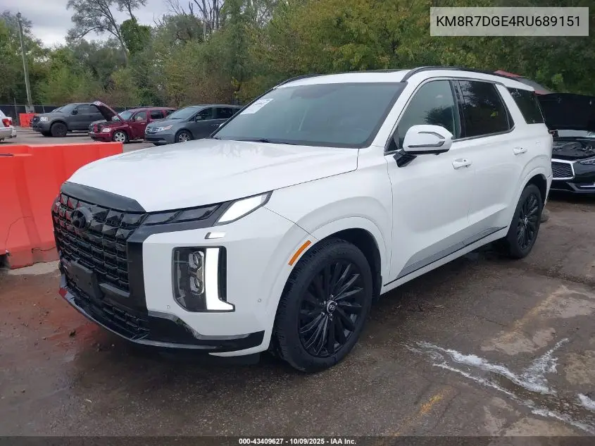 KM8R7DGE4RU689151 2024 Hyundai Palisade Calligraphy Night Edition