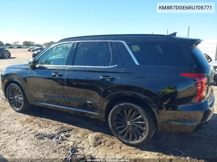 KM8R7DGE6RU705771 2024 Hyundai Palisade Calligraphy Night Edition