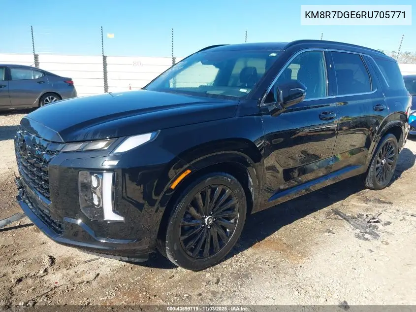 KM8R7DGE6RU705771 2024 Hyundai Palisade Calligraphy Night Edition