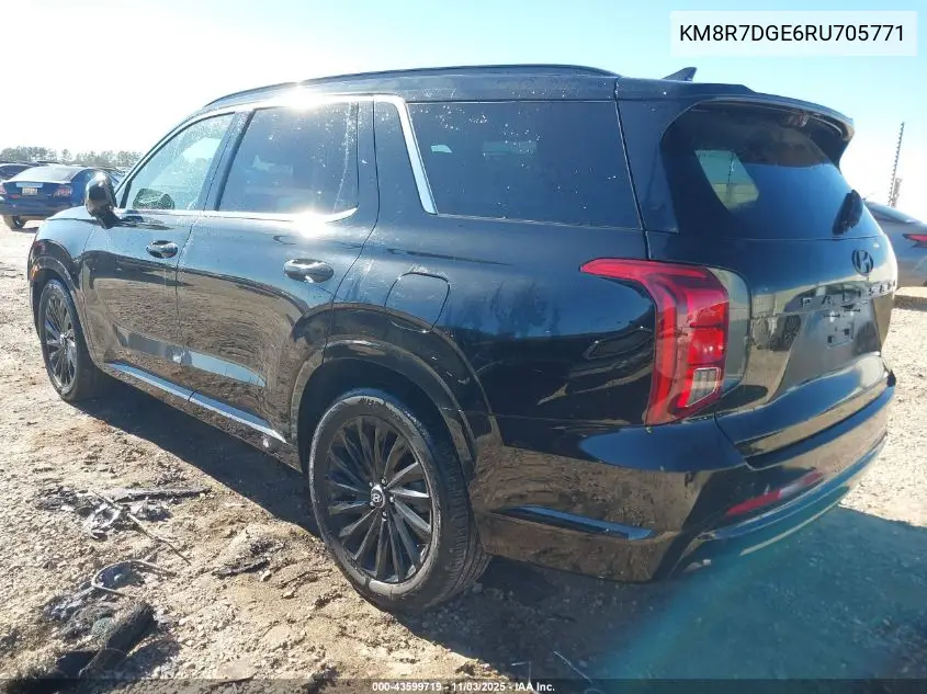 KM8R7DGE6RU705771 2024 Hyundai Palisade Calligraphy Night Edition