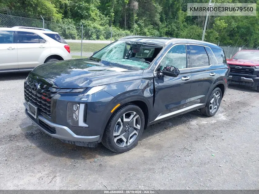 2024 Hyundai Palisade Sel VIN: KM8R4DGE3RU679560 Lot: 45404665
