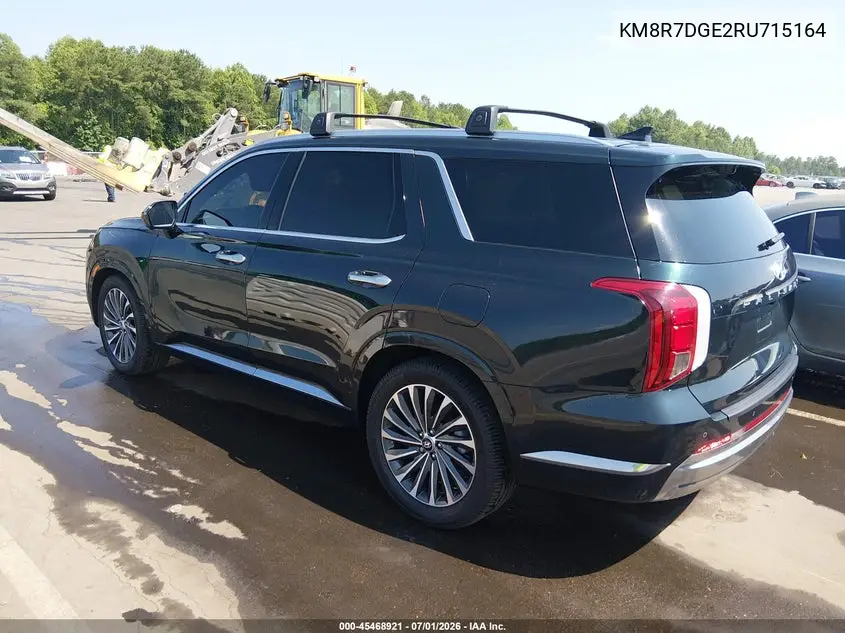 2024 Hyundai Palisade Calligraphy VIN: KM8R7DGE2RU715164 Lot: 45468921