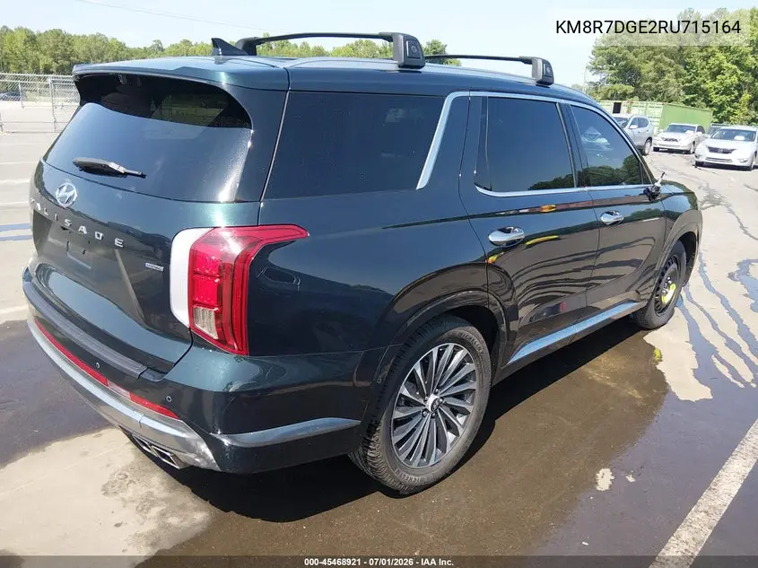 2024 Hyundai Palisade Calligraphy VIN: KM8R7DGE2RU715164 Lot: 45468921