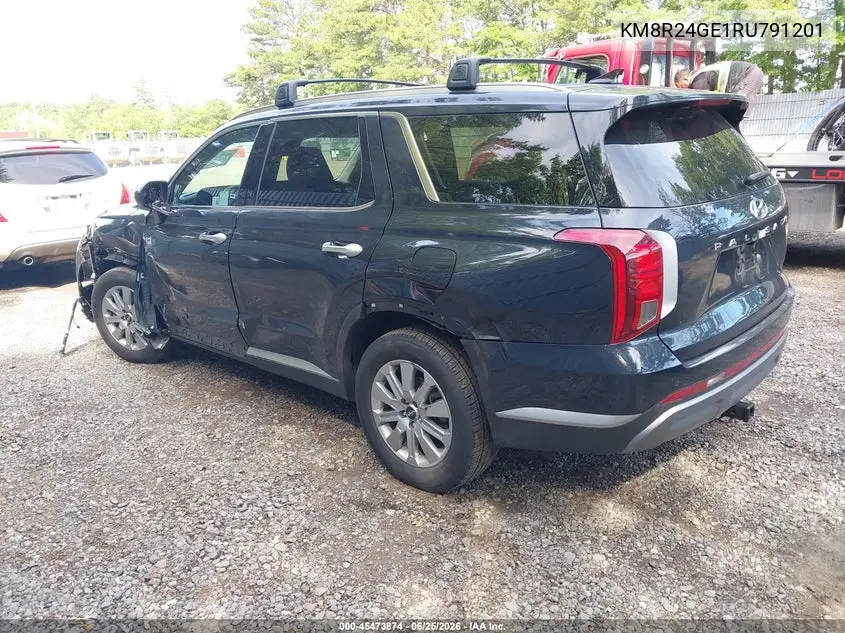 2024 Hyundai Palisade Sel VIN: KM8R24GE1RU791201 Lot: 45473874