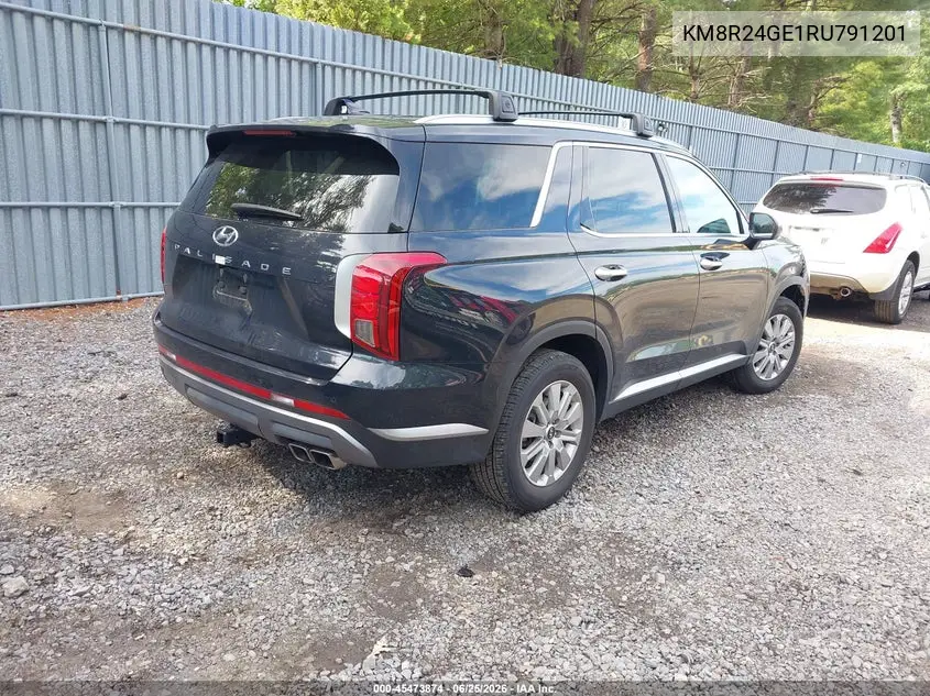 2024 Hyundai Palisade Sel VIN: KM8R24GE1RU791201 Lot: 45473874