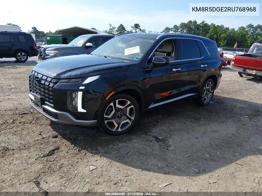 2024 Hyundai Palisade Limited VIN: KM8R5DGE2RU768968 Lot: 45553355