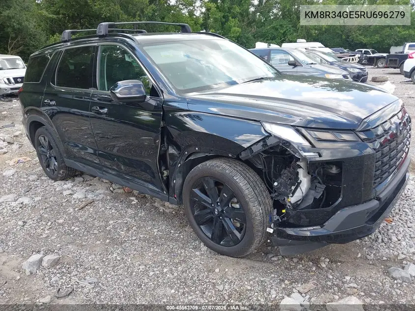 2024 Hyundai Palisade Xrt VIN: KM8R34GE5RU696279 Lot: 45563709