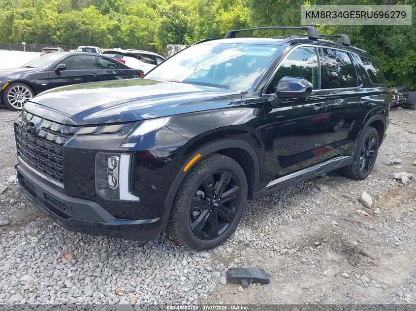 2024 Hyundai Palisade Xrt VIN: KM8R34GE5RU696279 Lot: 45563709