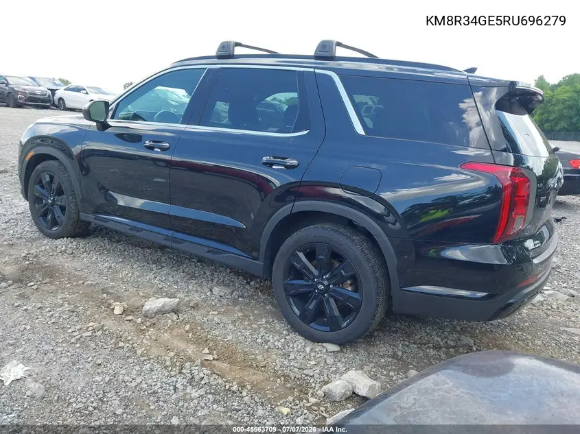 2024 Hyundai Palisade Xrt VIN: KM8R34GE5RU696279 Lot: 45563709