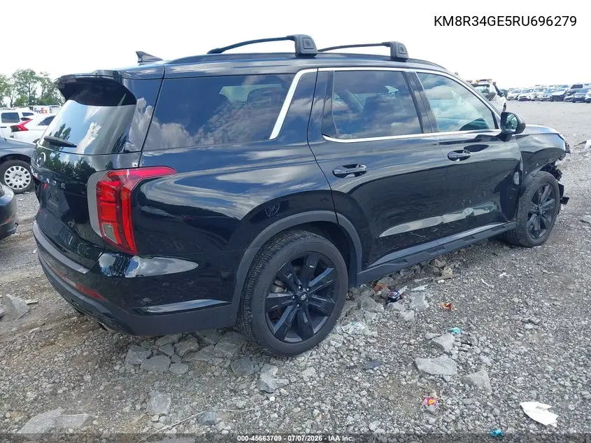 2024 Hyundai Palisade Xrt VIN: KM8R34GE5RU696279 Lot: 45563709
