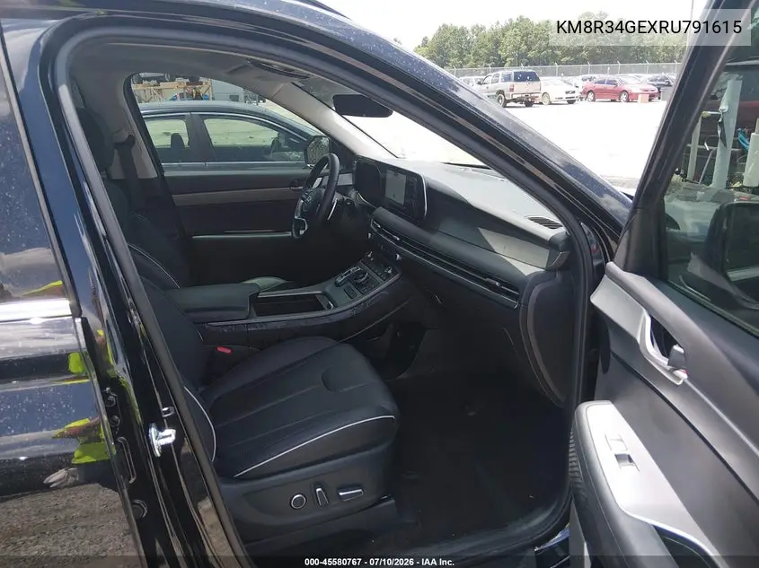 2024 Hyundai Palisade Xrt VIN: KM8R34GEXRU791615 Lot: 45580767