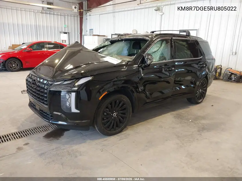 2024 Hyundai Palisade Calligraphy Night Edition VIN: KM8R7DGE5RU805022 Lot: 45585958