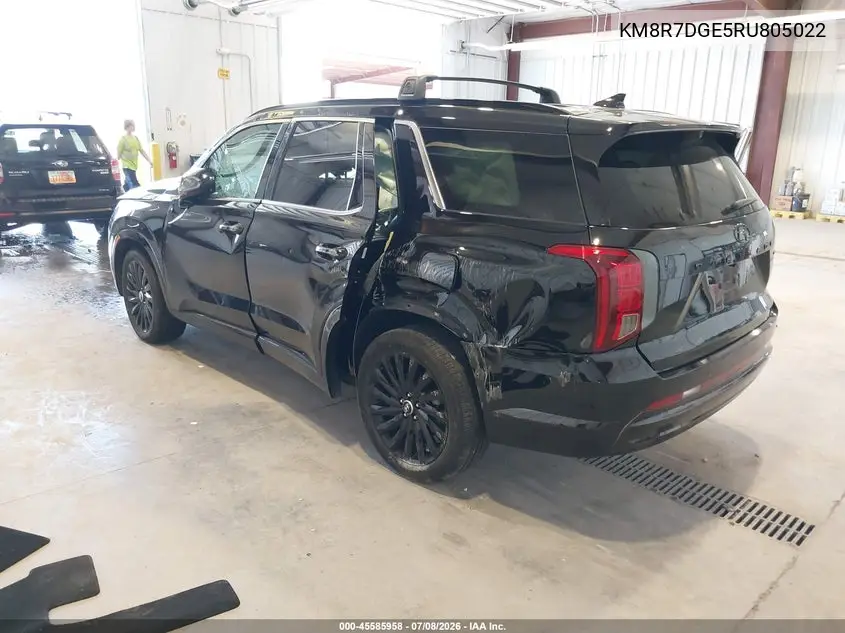 2024 Hyundai Palisade Calligraphy Night Edition VIN: KM8R7DGE5RU805022 Lot: 45585958
