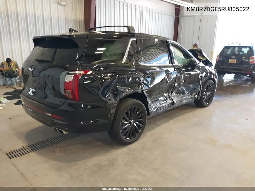 2024 Hyundai Palisade Calligraphy Night Edition VIN: KM8R7DGE5RU805022 Lot: 45585958