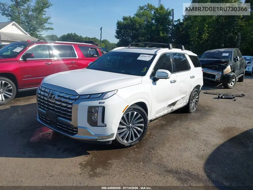 2024 Hyundai Palisade Calligraphy VIN: KM8R7DGE1RU730366 Lot: 45598300