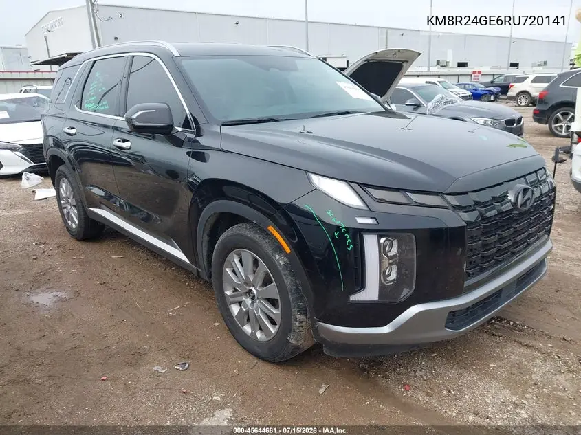 2024 Hyundai Palisade Sel VIN: KM8R24GE6RU720141 Lot: 45644681