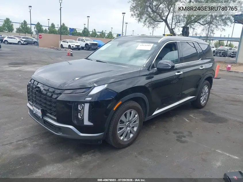2024 Hyundai Palisade Sel VIN: KM8R24GE3RU780765 Lot: 45676503
