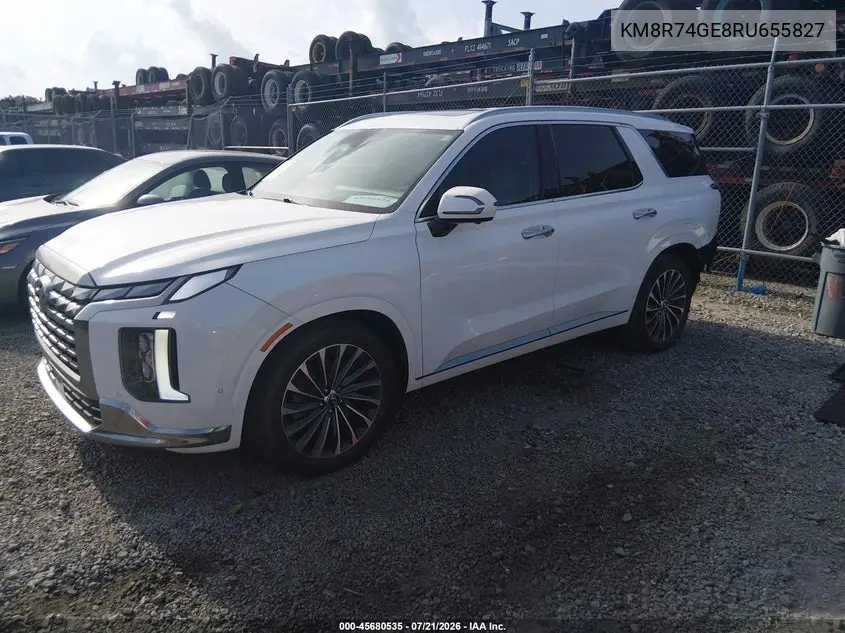 2024 Hyundai Palisade Calligraphy VIN: KM8R74GE8RU655827 Lot: 45680535