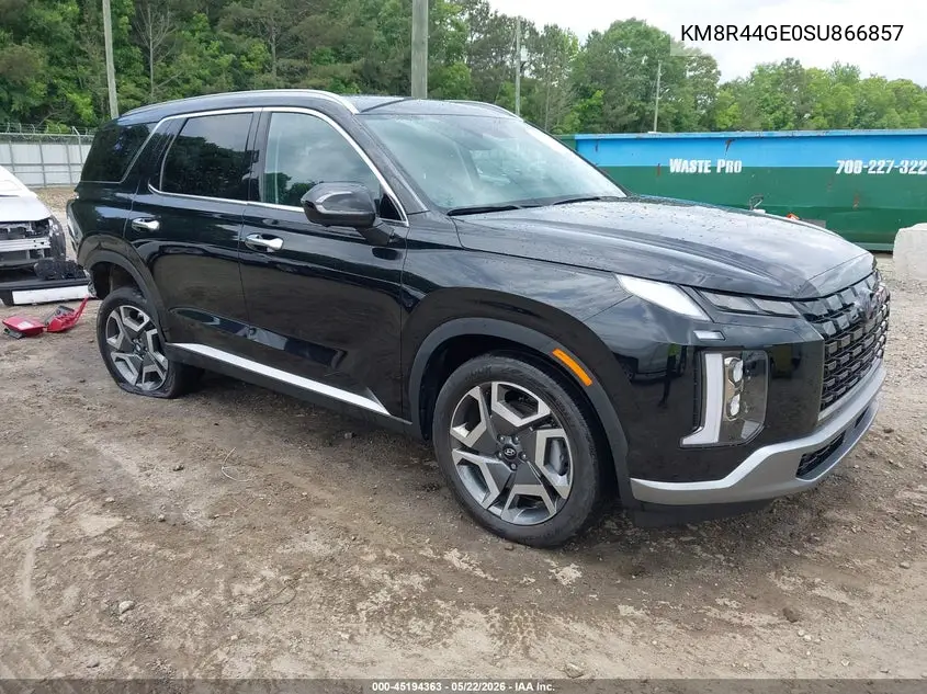 2025 Hyundai Palisade Sel Premium VIN: KM8R44GE0SU866857 Lot: 45194363