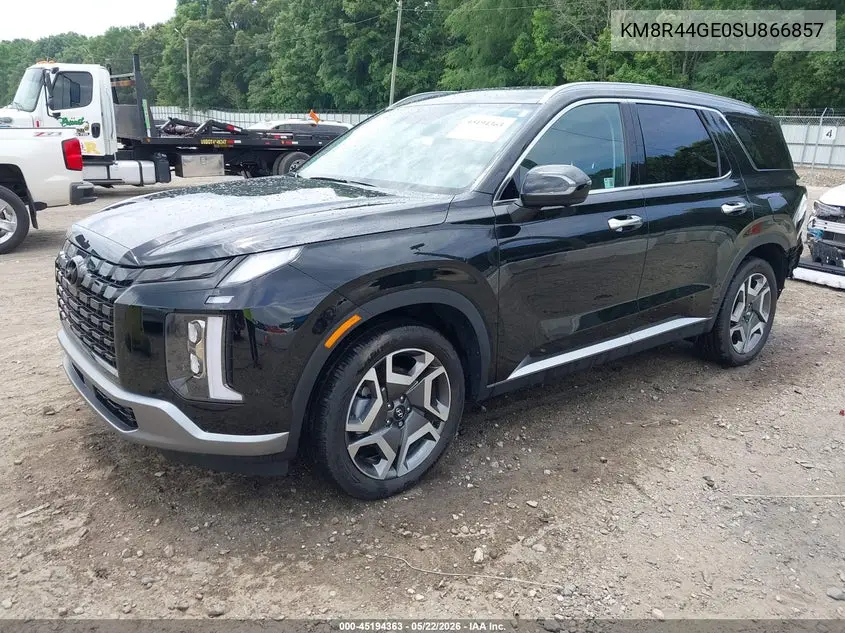 2025 Hyundai Palisade Sel Premium VIN: KM8R44GE0SU866857 Lot: 45194363